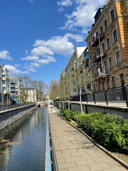 Innenstadt Refugium In Ruhiger Wasserlage+Balkon Leipzig Exteriör bild