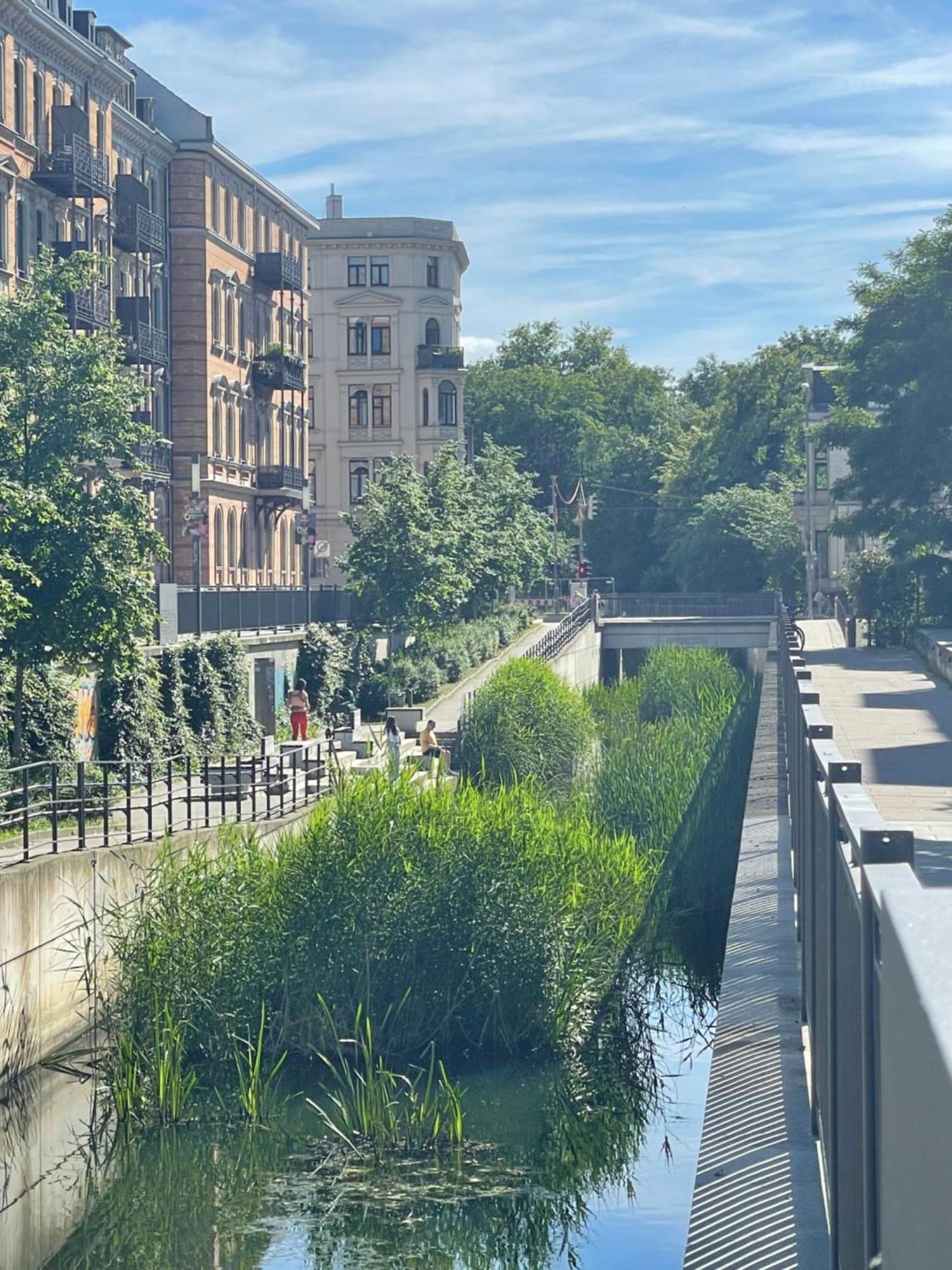 Innenstadt Refugium In Ruhiger Wasserlage+Balkon Leipzig Exteriör bild